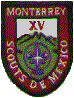 Escudo del Grupo 15 de Scouts en Monterrey México